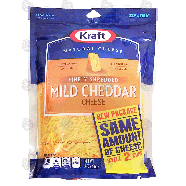 Kraft Natural Cheese mild cheddar finely shredded cheese 8-oz