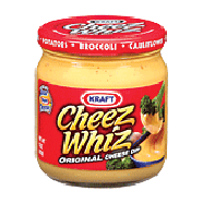 Kraft Cheez Whiz original cheese dip  15oz