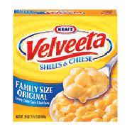 Kraft Dinners Velveeta Shells & Cheese Original Family Size  24oz
