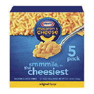 Kraft  macaroni & cheese dinner  5ct