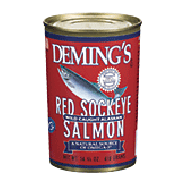 Deming's Salmon Red Sockeye Wild Alaska 