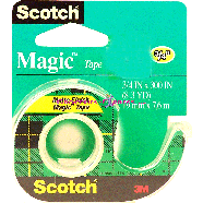 Scotch Magic matte finish, magic tape, 3/4 in x 300 in  1ct