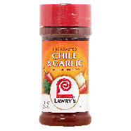 Lawry's  chile & garlic coarse ground blend, fire roasted 7.25oz