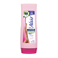 Nair  hair remover lotion, aloe & lanolin, for legs & body 9oz
