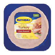 Butterball  oven roasted white turkey sliced 16oz