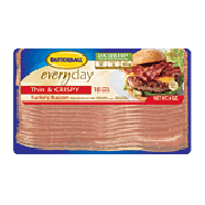 Butterball every day turkey bacon, thin & crispy, 18-slices 6oz