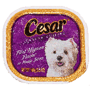 Cesar  filet mignon flavor in meaty juices 3.5oz