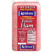Krakus  imported polish ham, price per pound  0.5lb