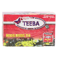 Teeba  mixed herbs tea, tea bags 25ct