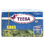 Teeba  sage herbal drink, sachets 25ct