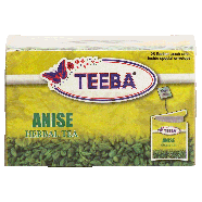 Teeba  anise herbal tea, sachets 25ct