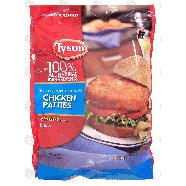 Tyson  fully cooked and breaded chicken patties 26-oz