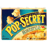 Pop-secret Homestyle microwave popcorn, 3 3.5-oz made with a spri9.6oz