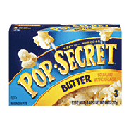 Pop-secret  microwave butter popcorn, 3 3.5-ounce bags 9.6oz