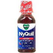 Vicks NyQuil nighttime cough relief, doxylamine, dextromethophan8fl oz