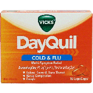 Vicks DayQuil cold & flu multi-symptom relief LiquiCaps 16ct