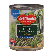 Del Monte Green Beans Cut Blue Lake No Salt Added  8oz