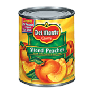 Del Monte  yellow cling sliced peaches 29oz