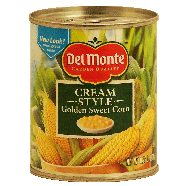 Del Monte  golden sweet corn cream style  8.25oz