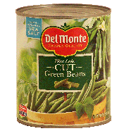 Del Monte  cut green beans blue lake  28oz