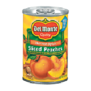 Del Monte Peaches Sliced Yellow Cling Harvest Spice In Light Syrup15oz