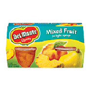Del Monte Mixed Fruit In Light Syrup 4 Pk 4oz