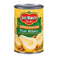Del Monte Pear Halves cinnamon flavored in light syrup 15oz