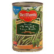 Del Monte Green Beans Whole Blue Lake  14.5oz