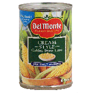 Del Monte  no salt added sweet corn, cream style  14.75oz