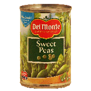 Del Monte Peas Sweet  15oz
