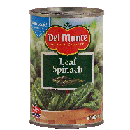 Del Monte  leaf spinach  13.5oz