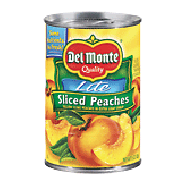 Del Monte Peaches Sliced Lite Yellow Cling In Extra Light Syrup 15oz