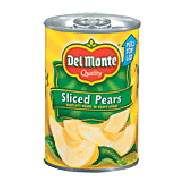 Del Monte Pears Sliced Bartlett In Heavy Syrup 