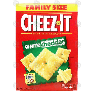 Sunshine Cheez-It white cheddar baked snack cheddar, family size 21oz