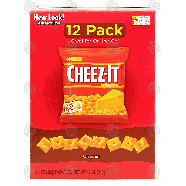 Sunshine Cheez-It original baked snack crackers, 12-1oz packages 12oz