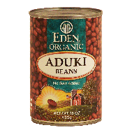 Eden Organic aduki beans, no salt added 15oz