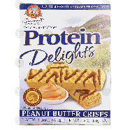 Sunbelt Protein Delights peanut butter crisps whole grain wafer,6.08oz