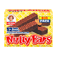 Little Debbie Nutty Bars Wafers w/Extra Peanut Butter 24 Ct 25.2oz