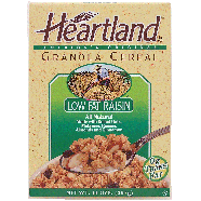 Heartland  low fat granola cereal with raisin 14oz