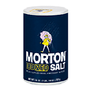 Morton  iodized salt 26oz