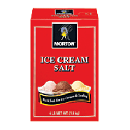 Morton  rock salt for ice cream & cooling 4lb