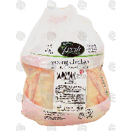 Spartan fresh selections young whole frying chicken, price per poun1lb