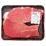 Value Center Market  beef round steaks, boneless, thin cut, price p1lb