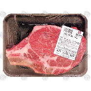 Value Center Market  beef rib eye steak, price per pound 1lb