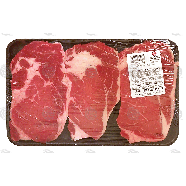 Value Center Market  beef cut prime rib steaks, thin cut, price per1lb