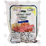 Spartan  corned beef brisket, point cut, spice packet included, pri1lb