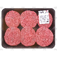Value Center Market  ground beef patties, price per pound 1lb