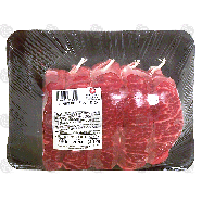 Value Center Market  beef petite roast, flat iron, price per pound 1lb