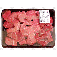 Value Center Market  beef stew meat, boneless, value pack, price pe1lb