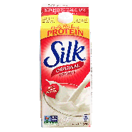 Silk Soymilk original Plain 0.5gal